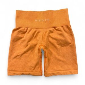 NVGTN Vibrant Orange Pro Seamless Active Shorts